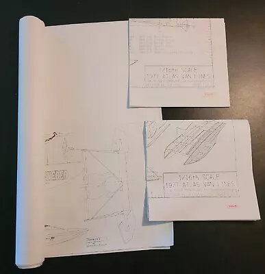 Rare Vintage Tunnel Hull Model RC Boat Plans 1/16 Scale 1977 Atlas Van U-10 • $80