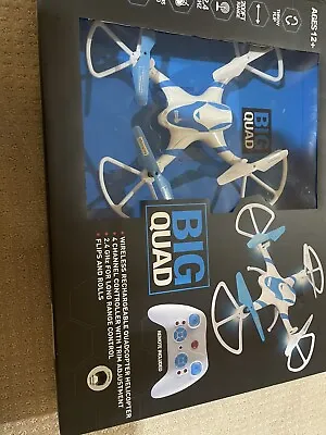 Tech Toyz Big Quad 2.4GHz Wireless Rechargeable Helicopter LED Lights Air Drone • $59