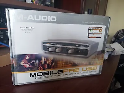 M-audio Mobile Pre Usb Audio Interface NEW Still Wrapped • $49.99