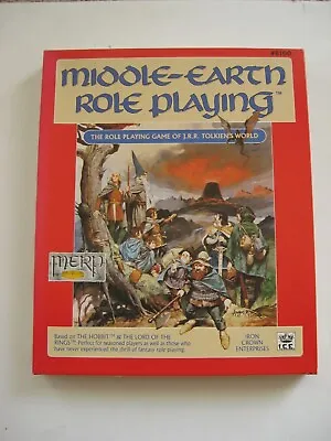 £45.53 • Buy Vtg 1986 MIDDLE-EARTH ROLE PLAYING GAME BOX SET MODULE #8100 MERP TOLKIEN I.C.E.