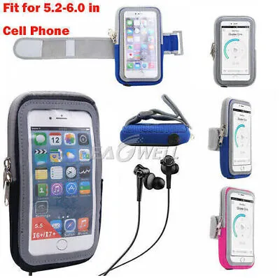 Portable Sport Running Arm Band Holder Case Zipper Bag For Iphone 12/12pro/11/XS • $13.85