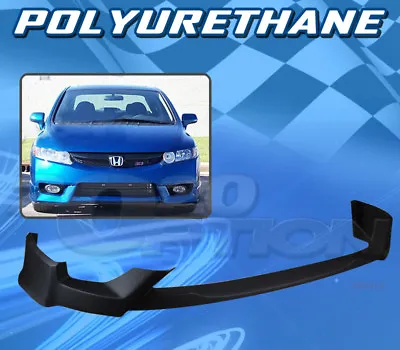 M Style Pu Polyurethane Front Bumper Lip Body Kit For 06-08 Honda Civic 2dr • $117.95