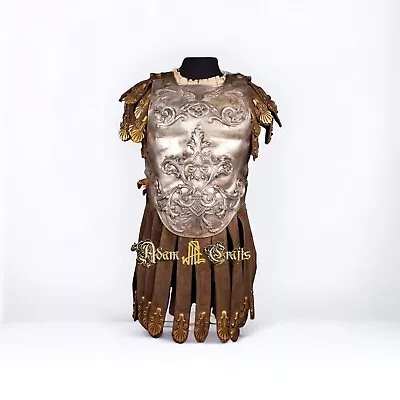 Medieval Roman Muscle Cuirass Armor Knight Embossed Breastplate • $299