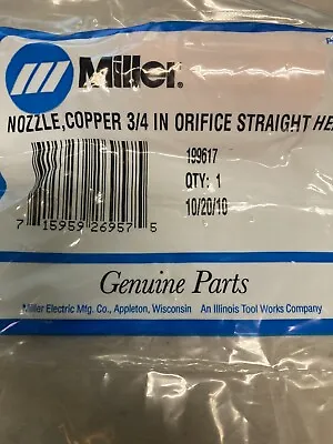 2 Miller Nozzles Straight Orifice 3/4  For Use With ROUGHNECK Guns 199617 • $20