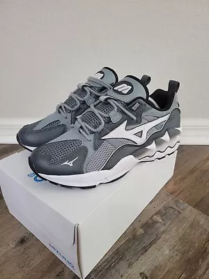 Mizuno Wave Rider 1 OG D1GA192705 Grey White Sz 10.5 EU 44 • $75