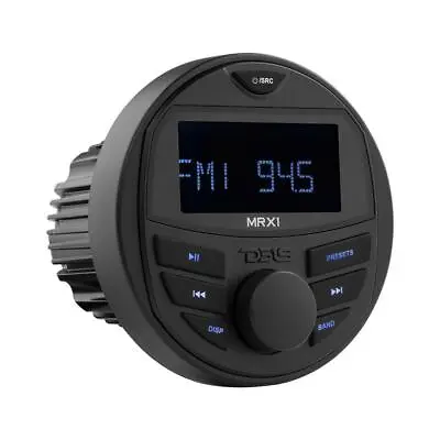 $139 • Buy DS18 MRX1 Gauge Hole Bluetooth Marine Boat Powersport Radio Head Unit Stereo USB