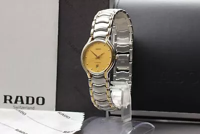 【 BOXED N MINT- 】 Rado Florence 129.3644.4 Gold Dial Quartz Men Watch From... • £186.98