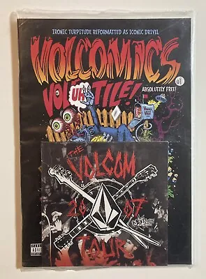 VOLCOMICS #1 VF/NM CD Stickers Skate Sealed NOS VCJ Jim Phillips Volcom 2007 • $49.99