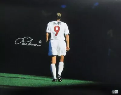 Mia Hamm US Women's Soccer Signed/Autographed 16x20 Photo Beckett 187267 • $179