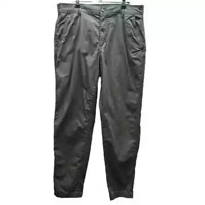 Eddie Bauer Men's Ripstop Hiking Outdoors Pants Green Size 36x32 Elastic Waist • $27.96