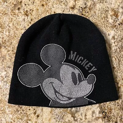 Mickey Mouse Newspaper Cartoon Look Winter Hat Beanie Cap • $14.99