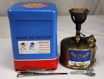 Vintage Primus 71L Camp Stove W/ Original Tin Made In Sweden 71 • $84.99