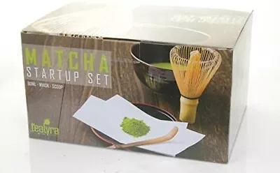 4 Piece Bamboo Matcha Tea Whisk Set Bowl Scoop Japanese Ceremony Starter Kit • $12