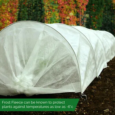 £10.79 • Buy 2m X 10m Heavy Duty Frost Fleece Plant Protection Garden Cover Horticultural UK