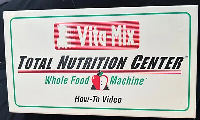 Vita-Mix Total Nutrition Center VHS How To Video Tape Whole Food Machine • $5