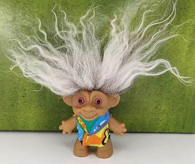 Vintage Monkey Face Troll Doll Good Luck Tibetan Hair 3 Inch OOAK Custom • $35