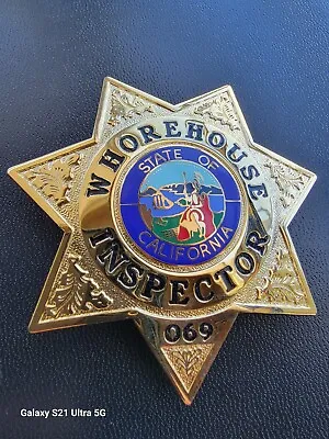 VTG CALIFORNIA  Whorehouse  Brothel Inspector Badge RARE E CLAMPUS VITUS   ECV • $99.99