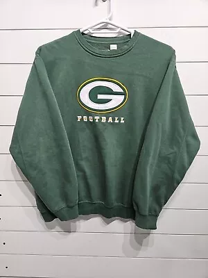 Green Bay Packers NFL Football Crewneck Sweatshirt Mens Large NFC Champion  • $27.95