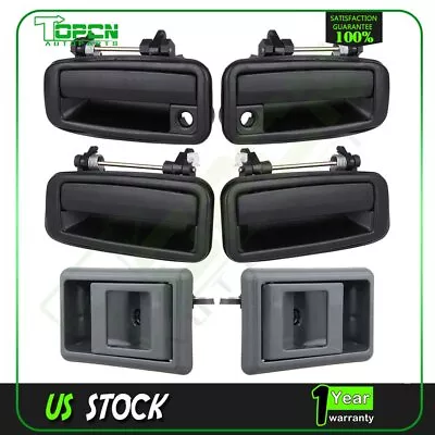 6Pcs Outside Inside Left&Right Door Handles For 88-92 Toyota Corolla Sedan Wagon • $26.92