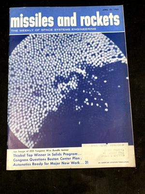 $24.99 • Buy Missiles And Rockets, The Missile/space Weekly Magazine, April 22, 1963