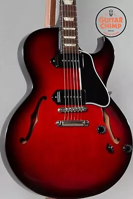 2014 Gibson Memphis Billie Joe Armstrong ES-137 Ardent Wine Black Cherry Burst • $2299