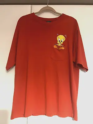 Vintage 1998 Warner Bros Studio Tour Tweety Bird Looney Tunes T Shirt Large • £25