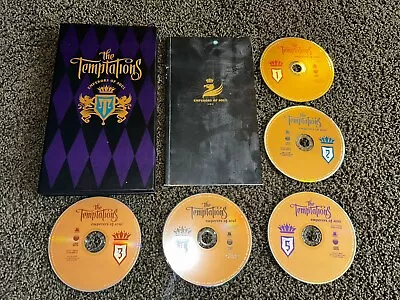 Emperors Of Soul  Motown The Temptations 5-Disc CD Set 1994 W Case And Booklet • $15.99
