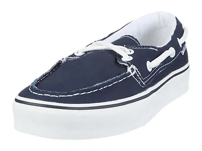 Vans Zapato Del Barco Navy White Womens Sneakers Shoes Item VN-0XC3NWD • $47.95