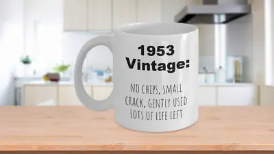 70yh Birthday Gifts For Women And Men 1953 Vintage 70th Birthday Coffee Mug Pe • £22.68