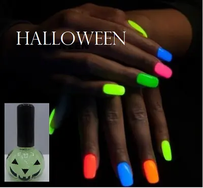 Halloween Nail Polish Glow In The Dark - You Choose Color • $8.50