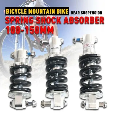 Bicycle MTB Rear Suspension Spring Shock Absorber 100-150mm Rear Shocks • $13.30