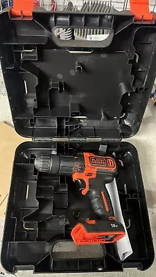 £19.99 • Buy Black+Decker Drill BCD700S1K DRILL & CASE ONLY, NO BATTERY & NO CHARGER