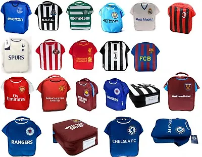  School Football Club Shirt Insulated Lunch Box Kit Bag • £17.28