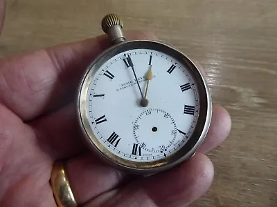 Acme Lever H.samuel Antique Gents   Silver  Pocket Watch • £9.99