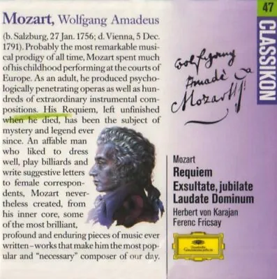 Requiem (Bpo/karajan) CD (1994) Value Guaranteed From EBay’s Biggest Seller! • £2.12