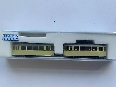 KATO Tram 2 Car Duwag Strassenbahn Modell Runs On N Gauge Track . Boxed. • £39.99