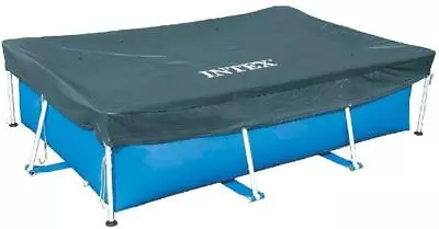 Rectangular Pool Cover For Intex Frame Pool Family Garden Swimming Pools • £15.29