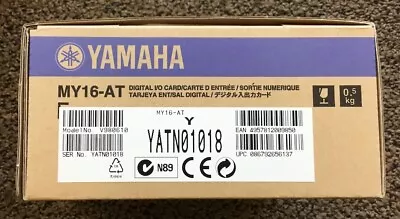 Yamaha MY16-AT Digital ADAT I/O In/Out Card For CL/QL/M7/LS9 Digital Mixers • $499.99