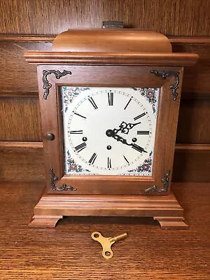 Vintage Mason & Sullivan English Carriage Clock Walnut Westminster Chime (Works) • $219.98