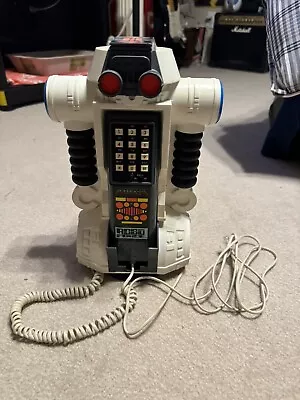 Vtg 1984 MAXX STEELE Robo Force Corded Telephone Model 7760 Hong Kong Parts • $1.25