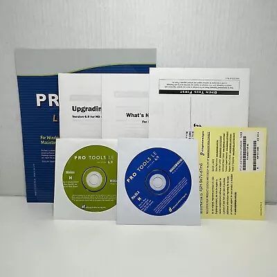 Digidesign Pro Tools 6.9 LE Vintage Software For MAC And Windows Avid • $29.99