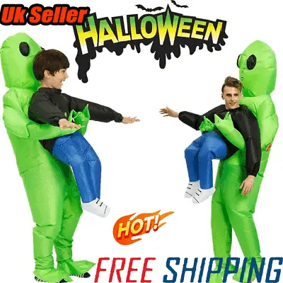 Kid Inflatable Fancy Funny Dress Costume Halloween Alien Blowup Party Fat Suit • £6.76