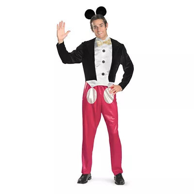 Adult Mickey Mouse Mens Disney Halloween Costume 42-46 XL • $39.56