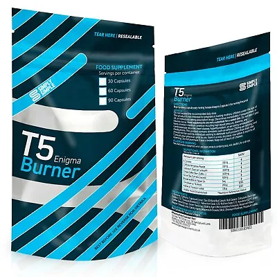 T5 Fat Burner Pills Strongest Potent Legal Weight Loss Slimming Diet Capsules • £9.95