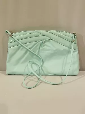 Vintage Bag Bazaar Pastel Mint Green Purse Handbag Clutch NEW Faux Leather  • $18