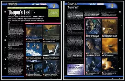 £1.49 • Buy Dragons Teeth - Voyager - Star Trek Fact File Page