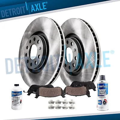 312mm Front Brake Rotors & Ceramic Pads Pad For 2015 2016 2017 Audi A3 Quattro • $106.06