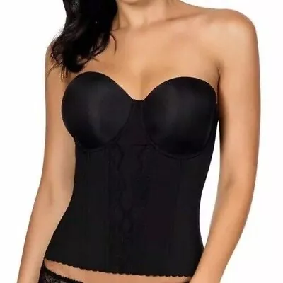£43.46 • Buy NEWParfait Elissa Nylon Low-Back Bustier Black 38B Bra