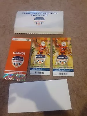 2017 Orange Bowl Tickets Unused Wisconsin Vs Miami  • $4