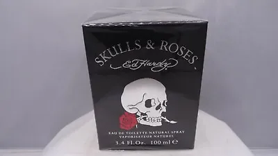 Skulls & Roses By Ed Hardy Eau De Toilette Spray  3.3/3.4 Oz Men Cologne • $39.99